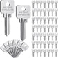 50 Pack KW1 Key Blanks – Do Not Duplicate (Brass or Nickel)