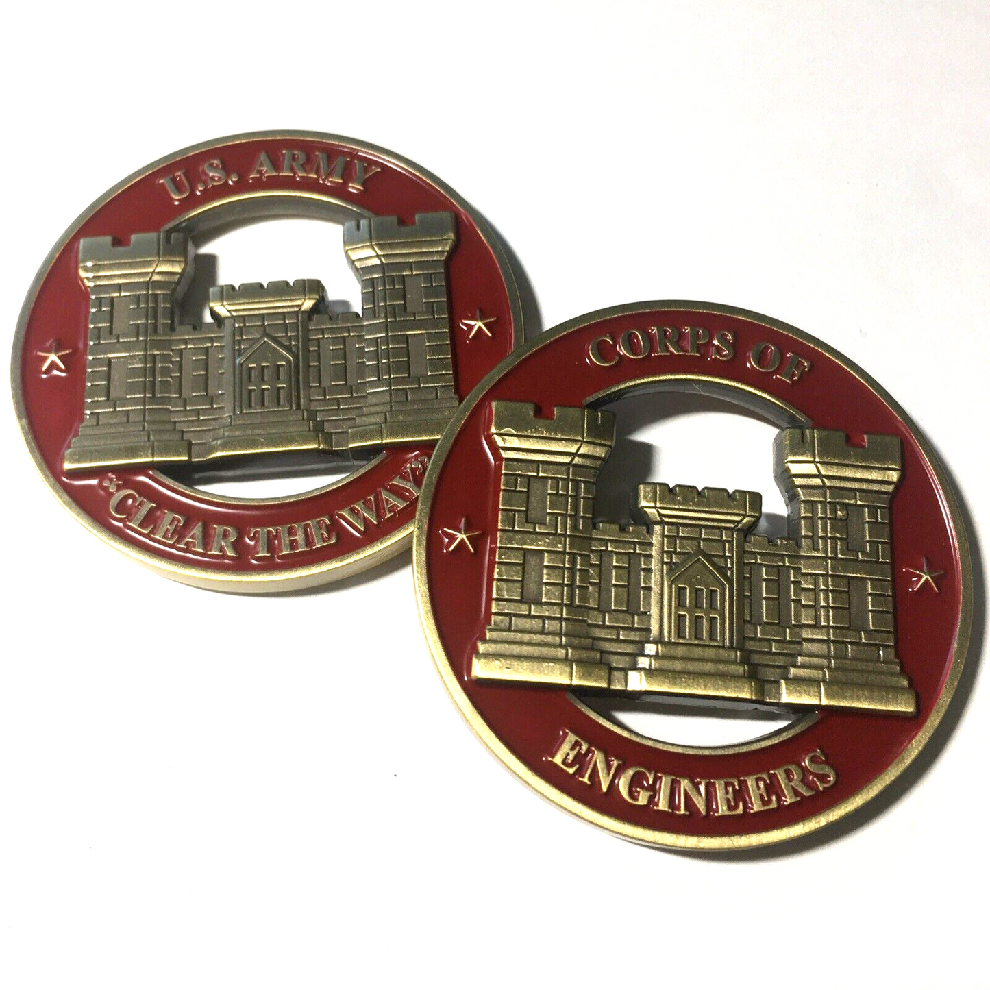 DROP SHIP US ARMY Corps of Engineers High Grade "Clear The Way" Challenge Coin