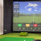 SimBox Golf Simulator Enclosure - 7 sizes, Pro + Impact Screen and Frame INCLUDES FREE SIDE BARRIERS