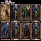 Four Horsemen of the Apocalypse Goddess – 4 PC Set | 1 oz .999 Pure Copper Bars