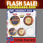 50 Pcs Military Veteran Challenge Coin Double Sided Engraving Honoring All Who Served Military Appreciation Gift Coin for Veterans Collectors