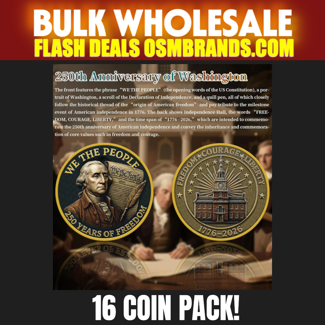 16 PACK 250th Anniversary Washington "We The People" Coin