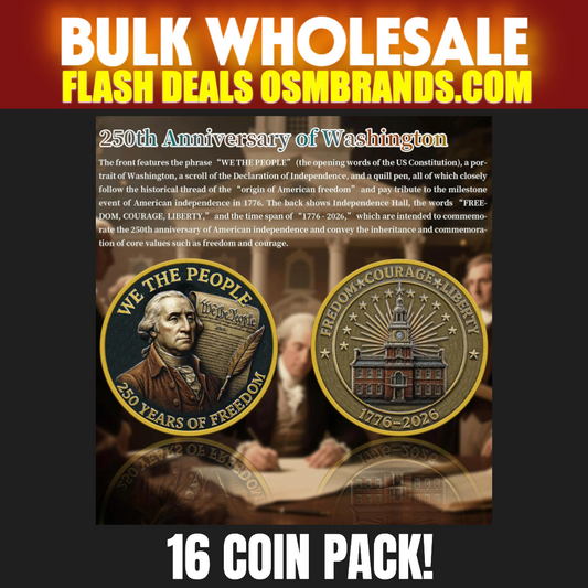 16 PACK 250th Anniversary Washington "We The People" Coin