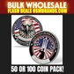 50/100 PCS Your Nation Proudly Salutes You Veteran Eagle Challenge Coin