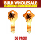 Tropical Palm Sunset Decorative Key Blanks — Perfect for Beach Home Rentals