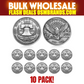 Declaration of Independence 250th Anniversary Antique Silver Coin — 10 Pack | 1776-2026