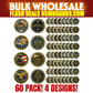 60 Piece Police Challenge Coin Set — 4 Designs | God Bless the Police | Law Enforcement Gift