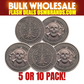 5/10 PACK Memento Mori Challenge Coin – Tempus Fugit • Memento Vivere (Antique Silver)