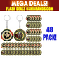 Armor of God Acrylic Keychain – Put On the Whole Armor of God • Pray Always (48 Pack)
