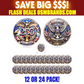 USA 250th Anniversary Challenge Coin – America 1776-2026 with Acrylic Case (12 or 24 Pack)