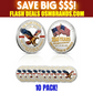 250 Years Strong USA Semiquincentennial Challenge Coin – Liberty & Freedom 1776-2026 (10 Pack)