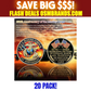 U.S. Marine Corps 250th Anniversary Challenge Coin – 1775-2025 Courage Honor Tradition (20 Pack)