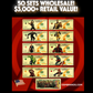 50 SETS (500 PCS TOTAL) MARVEL 24K GOLD BANKNOTE SETS-$3,000 RETAIL VALUE!