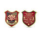 Firefighter Challenge Coin — Courage, Rescue, Honor