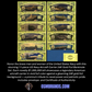 US Navy Aircraft Carrier 24K Gold Foil Banknote Set – 11 Pc | $1,000,000 Collectible Currency with Certificate