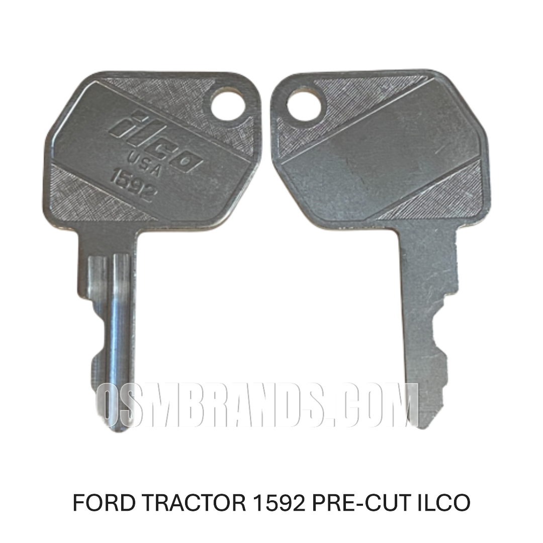 Ford Tractor 1592 Pre-Cut ILCO Keys – 50 Pack | Bulk Tractor Key