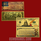 WHOLESALE PACKS OF 2ND AMENDMENT 24K GOLD FOIL BANKNOTES