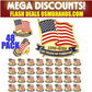 250 Years of Freedom American Flag Lapel Pin – 1776-2026 | 48 Pack