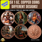 NOW IN STOCK! Canada Maple Leaf 5 PC Set - 1 oz .999 Fine Copper Coins
