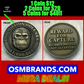 One Million Dollar Bigfoot Reward Challenge Coin – 1.75" Heavy Coin