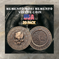 10/20 pcs Memento Mori Coin Skull Challenge Coins EDC Stoic Reminder Token Inspirational Stoicism Gifts for Daily Practice
