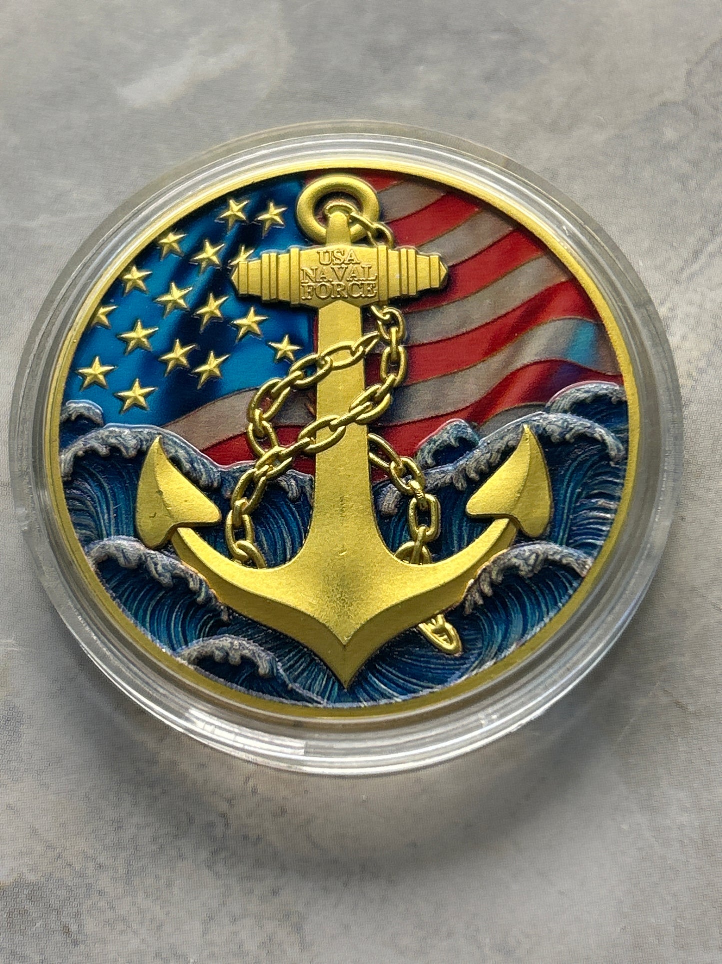 US Navy Military Challenge Coin – 40mm