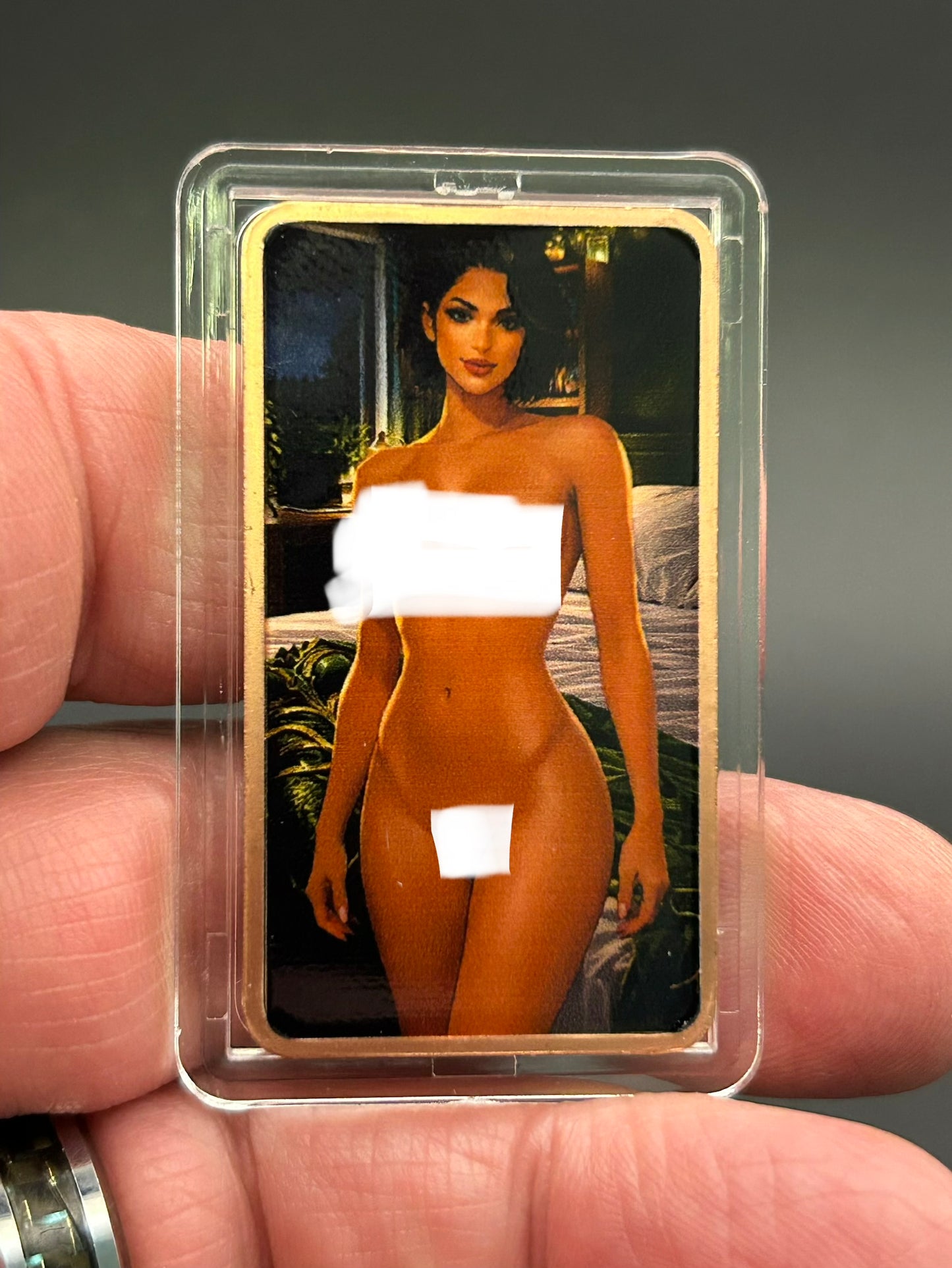 1 Troy Oz Copper Bar Stunning Glamorous Pin-Up Fantasy Series #CB-11
