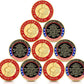 20/40 BULK PACK FIREFIGHTER PATRON SAINT FLORIAN PRAYER COINS