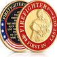 20/40 BULK PACK FIREFIGHTER PATRON SAINT FLORIAN PRAYER COINS