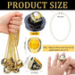 10 Pack Golf Championship Rings with Display Stand and Chain