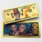 WHOLESALE ONLY-20 SETS JOKER & HARLEYQUINN 24K BANKNOTES
