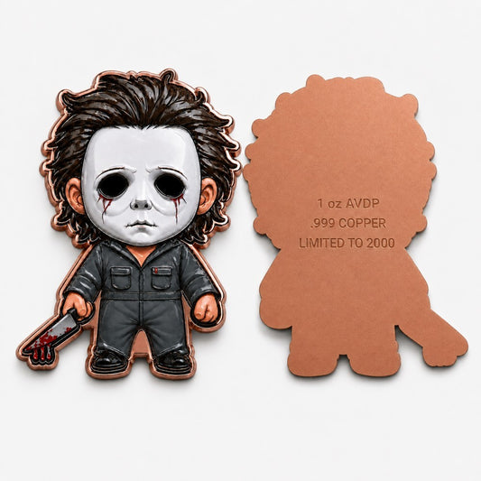 Michael Myers Chibi 1 oz .999 Fine Copper Round – Limited to 2000-CALL FOR PRICING
