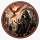 Canadian Maple Leaf 1 oz .999 Fine Copper Round – Grim Reaper & Phoenix Art Edition (Tube of 20)