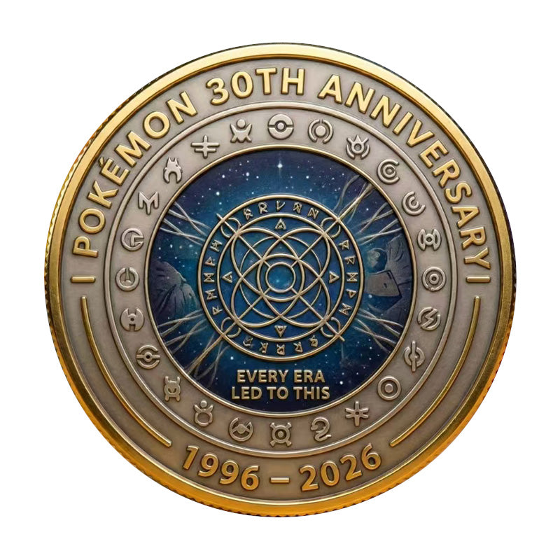 Pokemon 30th Anniversary Mewtwo "30 Years of Legend" Commemorative Coin (1996-2026) (JULY, 2026)