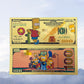 WHOLESALE ONLY-MIN ORDER 10 SETS-THE SIMPSONS 24K BANKNOTE SET