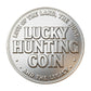 50 PCS Wholesale Lot - Old Hunter Club Lucky Hunting Challenge Coin 40mm Silver Tone Colorized