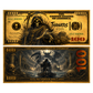 Thanatos God of Death – 24K Gold Foil Novelty Banknote (Pack of 50)