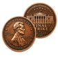 50 PCS Wholesale Lot - The Final Cent 2025 Commemorative Coin 40mm Lincoln Philadelphia Mint Final Strike
