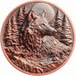 50 Copper Wolf Challenge Coins – Wholesale Lot