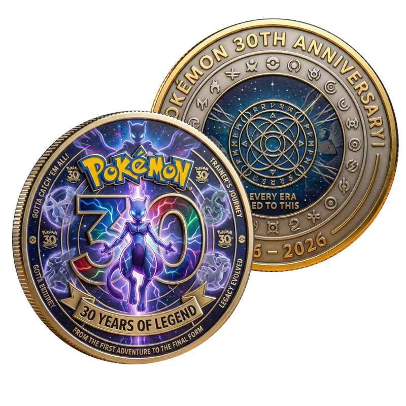 Pokemon 30th Anniversary Mewtwo "30 Years of Legend" Commemorative Coin (1996-2026) (JULY, 2026)