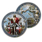 Call On Me Brother AA & PTSD Awareness– Knights Challenge Coin (40mm)