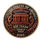 50 PCS Wholesale Lot - 2025 Final Circulating Penny Commemorative Coin Lincoln 232 Years Legacy Ends