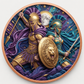 Spartan Warriors Greek Mythology Series – 1 oz .999 Fine Copper Round 40mm – Roll of 20 – Choose Your UV Color Design