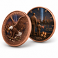 9/11 Father & Son Never Forget 2026 Liberty 1 oz Fine Copper Round – Candlelight Vigil Antique Copper Edition (Tube of 20)