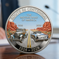 Route 66 Centennial 1926-2026 Challenge Coin – 100 Years The Mother Road of America – 40mm 3D Silver (Lot of 10)