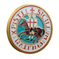 50 PCS Wholesale Lot - Knights Templar Challenge Coin Gold Plated Crusader Knight & Colorized Seal