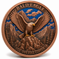 50-Pack Bald Eagle 1 oz .999 Fine Copper Rounds