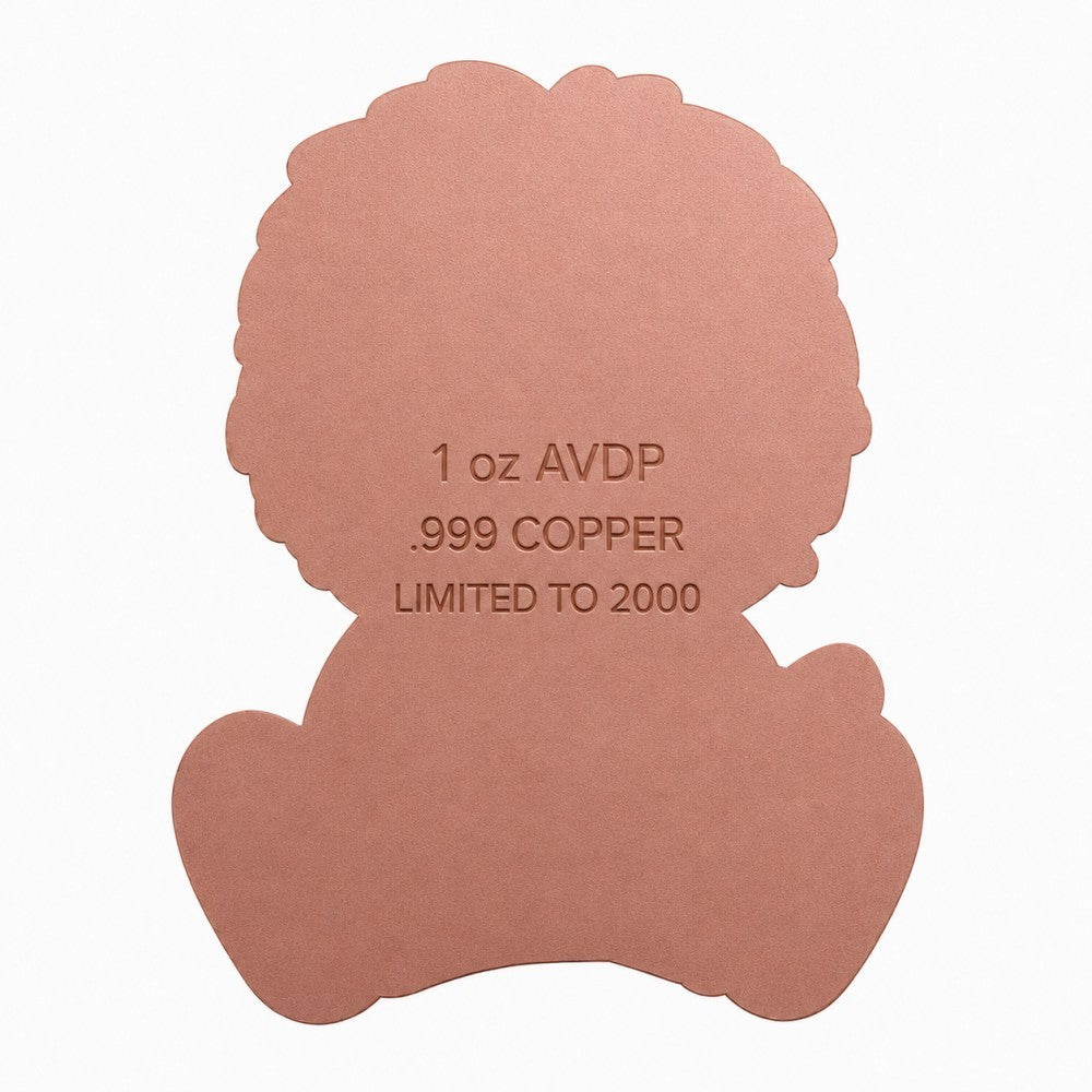 Chucky Chibi Copper Round - Reverse