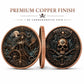 Pirate Captain Challenge Coin – 1 Troy Oz .999 Copper 3D | 40mm | 20 pc Minimum
