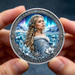 2026 Iceland Seduction National Beauties 1 Oz Copper Round Colorized Coin | Northern Lights & Glacier Art (Roll of 20 )